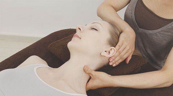 massagem de pescoço para osteocondrose